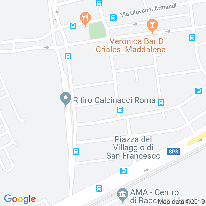 CAP di Via Gaetano Errico a Roma
