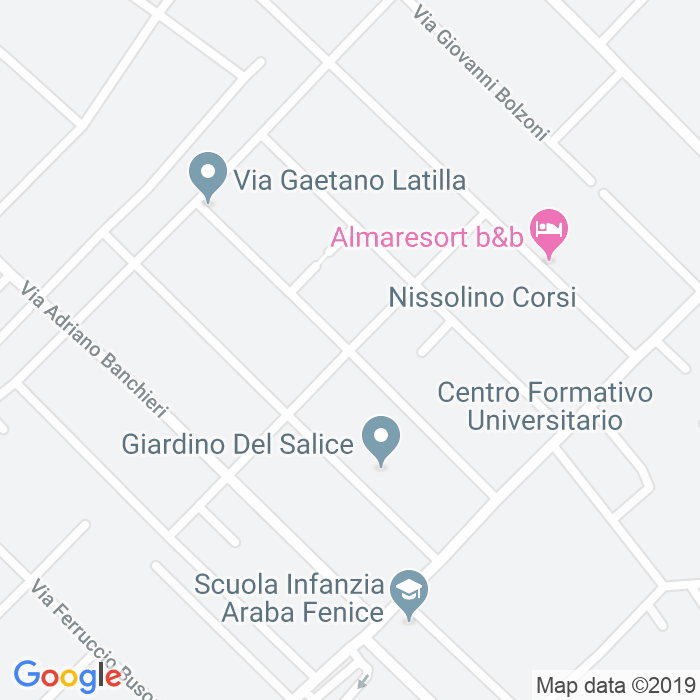 CAP di Via Gaetano Latilla a Roma