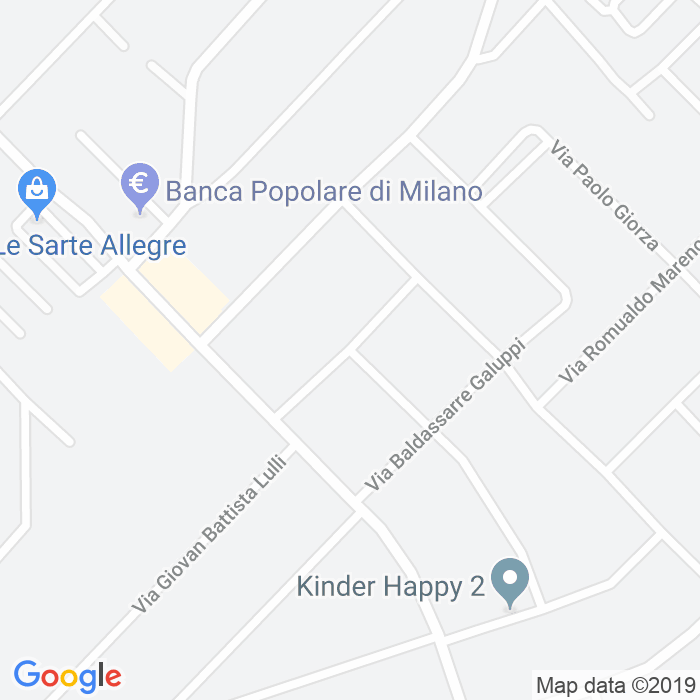 CAP di Via Gaetano Pugnani a Roma