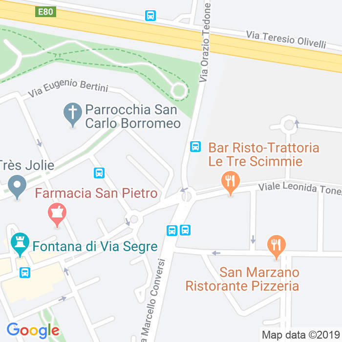CAP di Via Gaetano Scorza a Roma