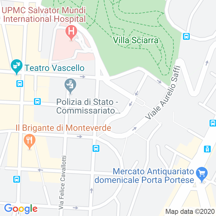 CAP di Via Giacinto Albini a Roma
