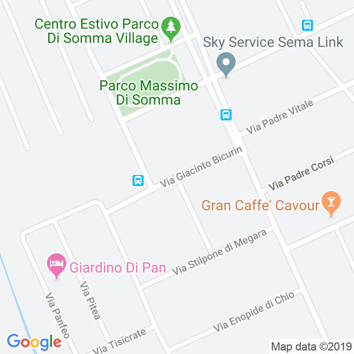 CAP di Via Giacinto Bicurin a Roma