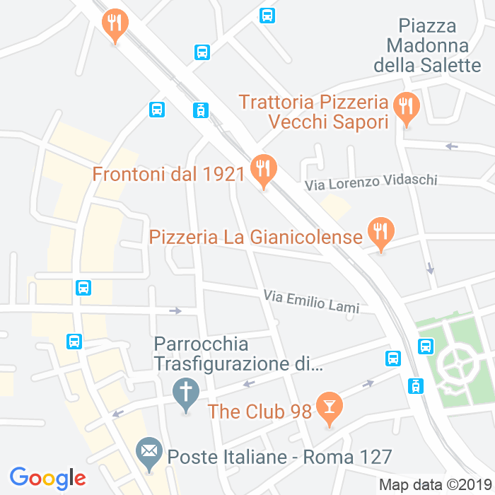 CAP di Via Giacomo Corradi a Roma