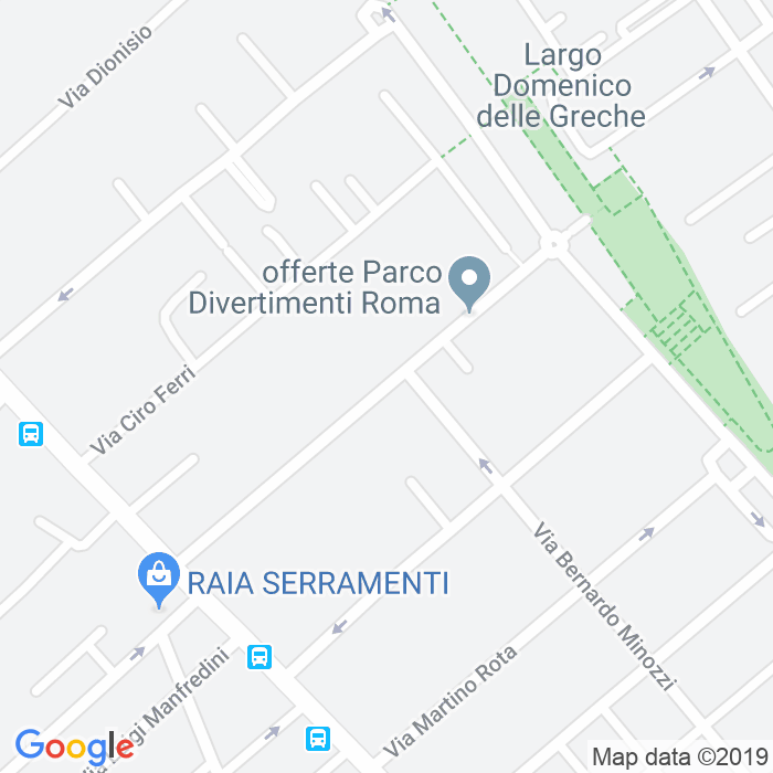 CAP di Via Giacomo Laurenzani a Roma