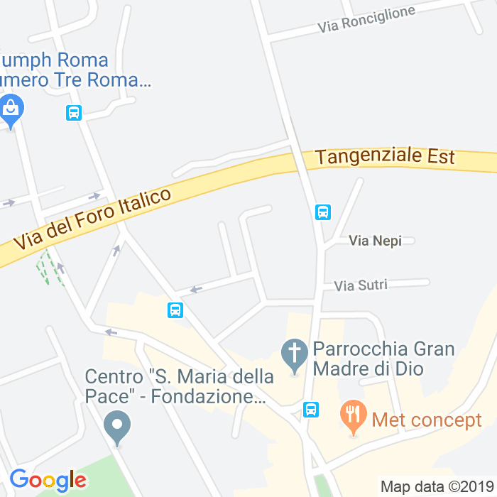 CAP di Via Giacomo Malvano a Roma