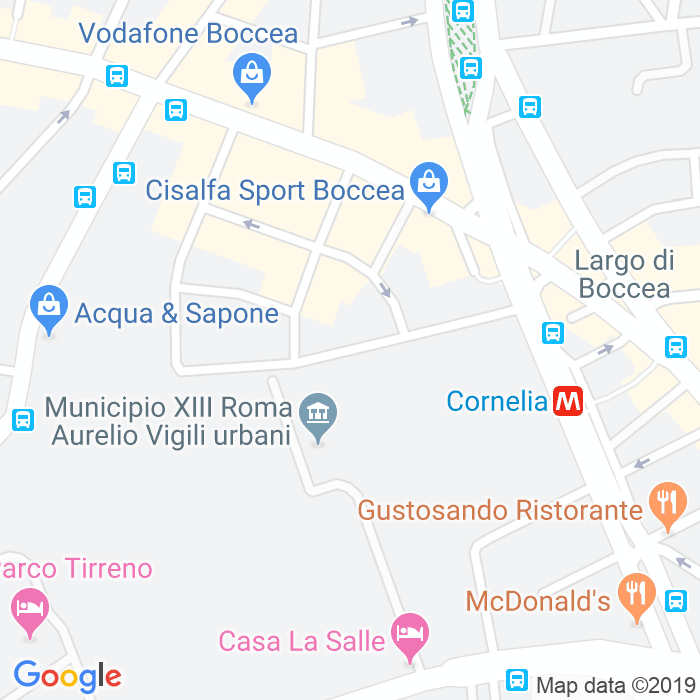 CAP di Via Giambattista Pagano a Roma