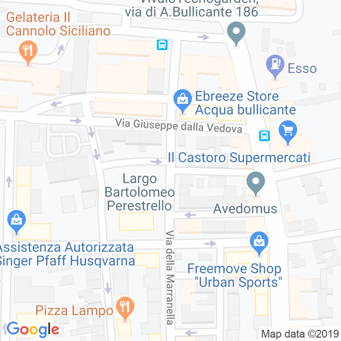 CAP di Via Giambattista Ramusio a Roma