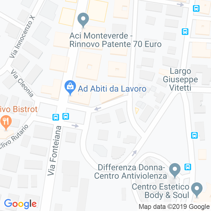CAP di Via Giampaolo Della Chiesa a Roma
