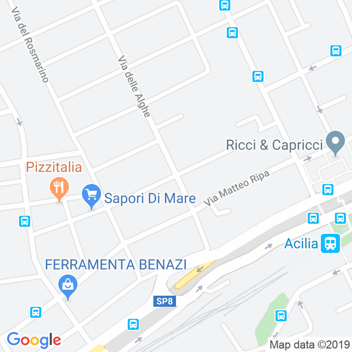 CAP di Via Giampietro Ferrari a Roma
