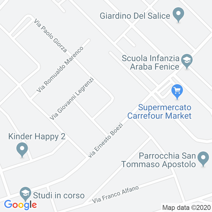 CAP di Via Gian Francesco Fortunati a Roma