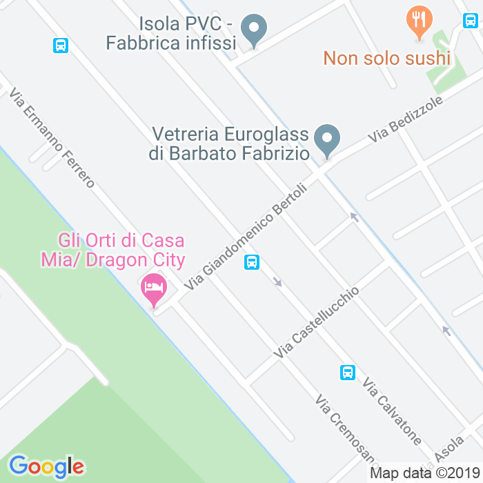 CAP di Via Giandomenico Bertoli a Roma