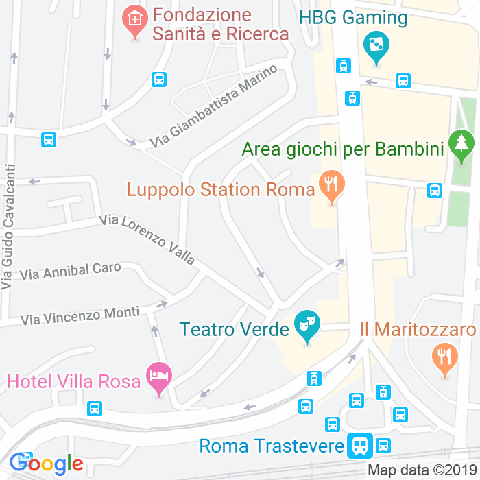 CAP di Via Giano Parrasio a Roma