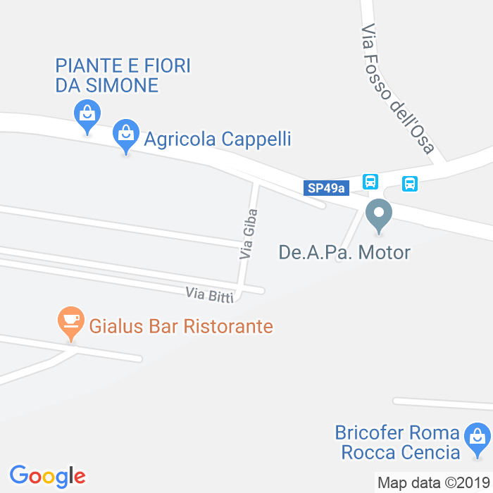 CAP di Via Giba a Roma