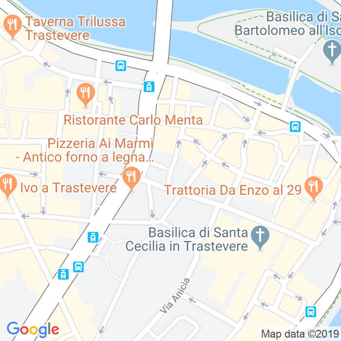 CAP di Via Giggi Zanazzo a Roma