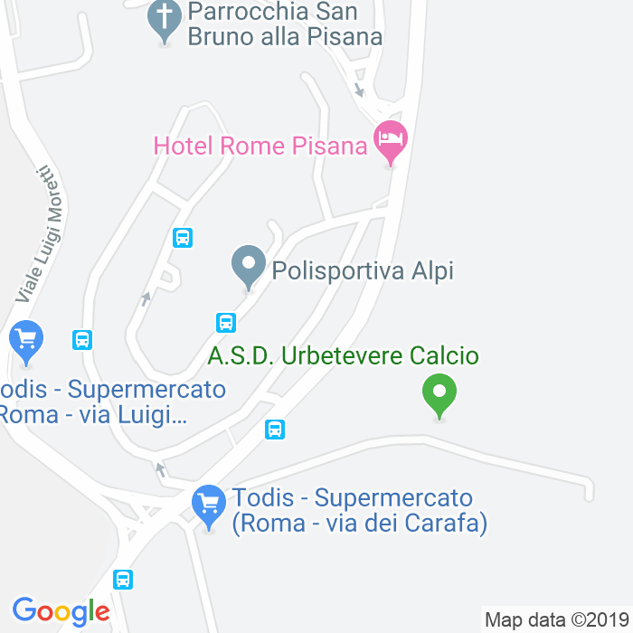 CAP di Via Gino Coppede a Roma