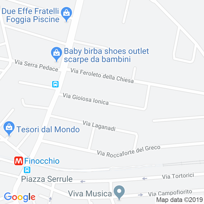 CAP di Via Gioiosa Ionica a Roma