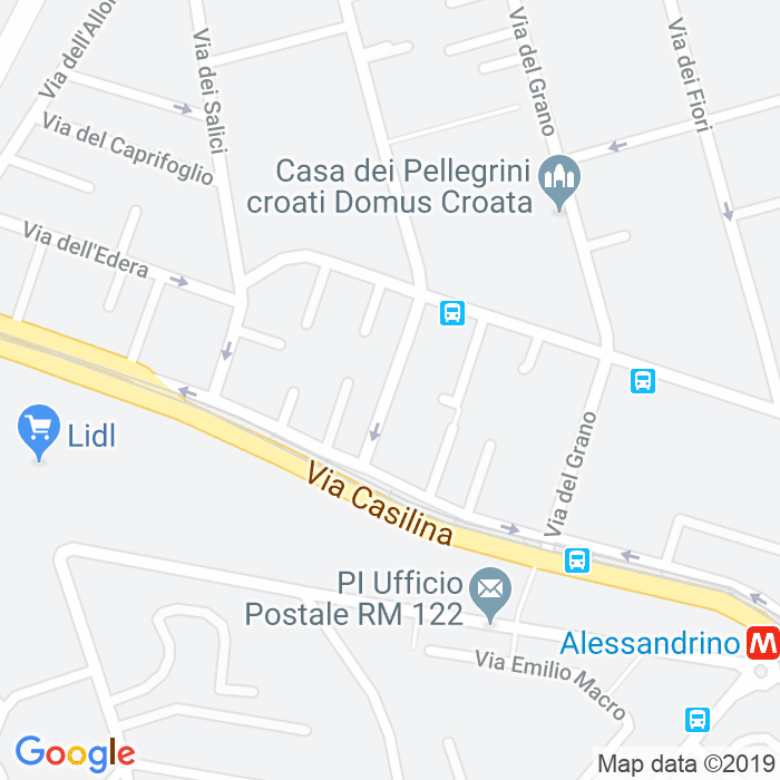 CAP di Via Giorgio Bonelli a Roma