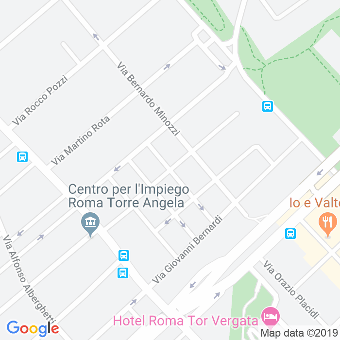 CAP di Via Giorgio Fossati a Roma
