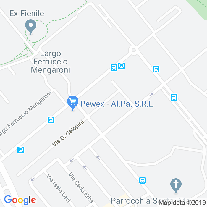 CAP di Via Giorgio Ghisi a Roma