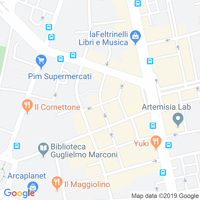 CAP di Via Giovanni Aldini a Roma