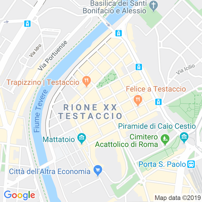 CAP di Via Giovanni Battista Bodoni a Roma