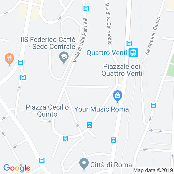 CAP di Via Giovanni Battista Falda a Roma