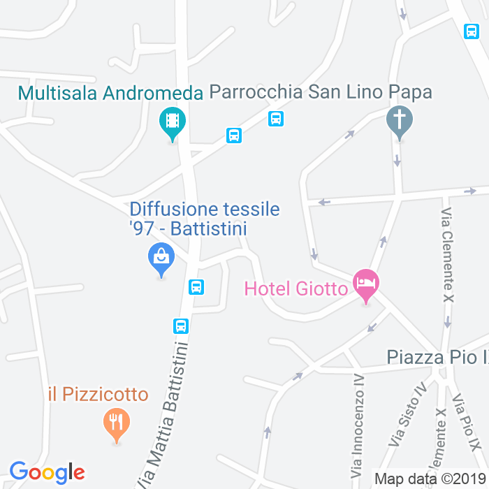 CAP di Via Giovanni Battista Nasalli Rocca a Roma