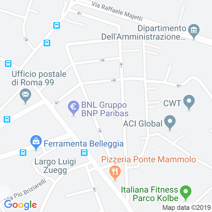 CAP di Via Giovanni Battista Scanaroli a Roma
