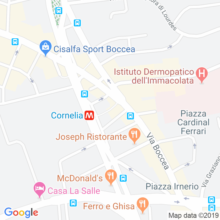 CAP di Via Giovanni Battista Somis a Roma