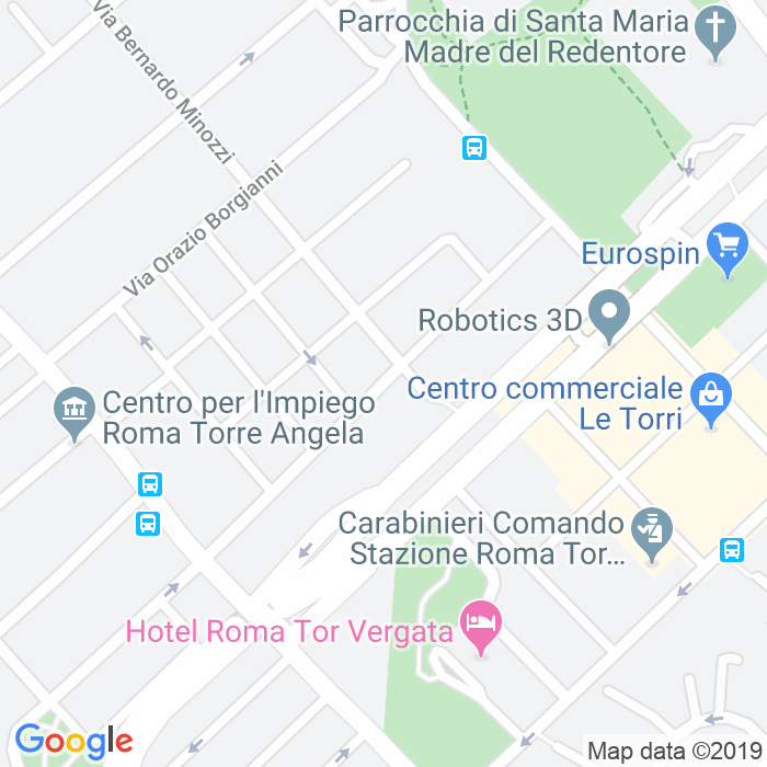 CAP di Via Giovanni Bernardi a Roma