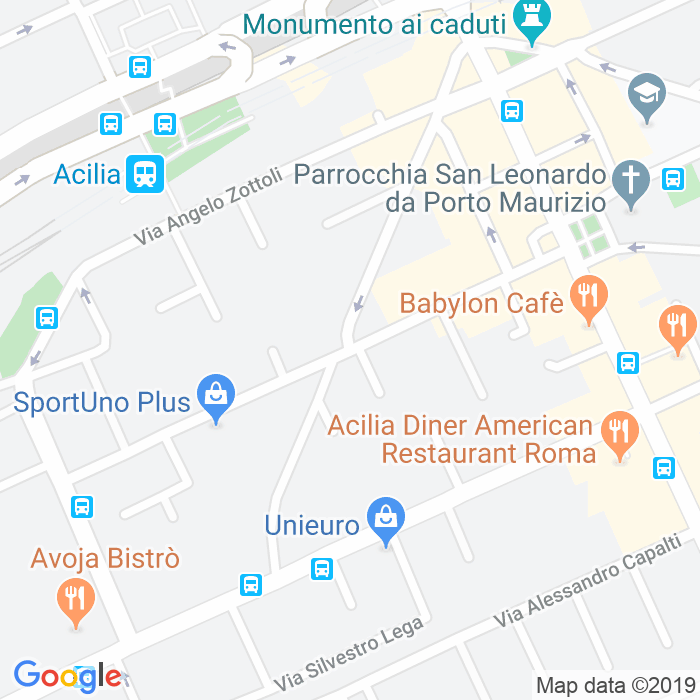 CAP di Via Giovanni Boldini a Roma