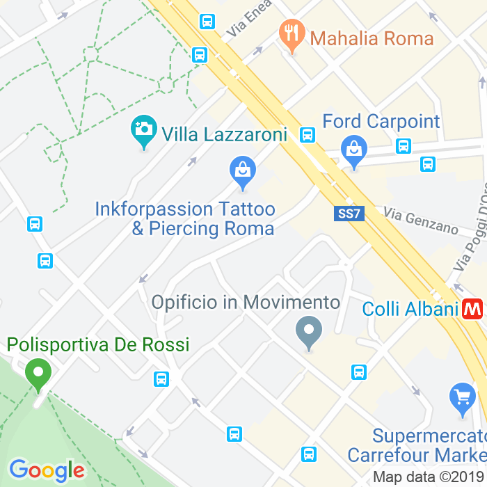 CAP di Via Giovanni Botero a Roma