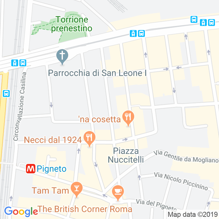 CAP di Via Giovanni Brancaleone a Roma