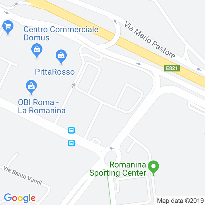 CAP di Via Giovanni Carmignani a Roma