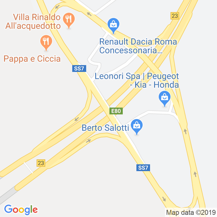 CAP di Via Giovanni Ciampini a Roma