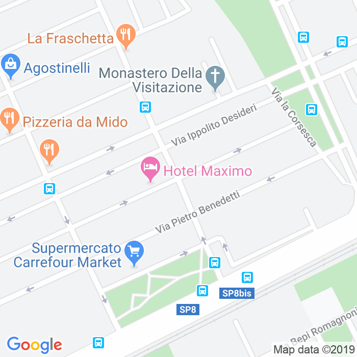 CAP di Via Giovanni Della Penna a Roma