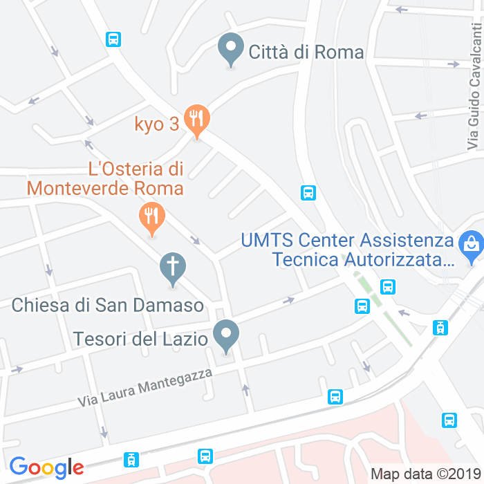 CAP di Via Giovanni Filippo Ingrassia a Roma