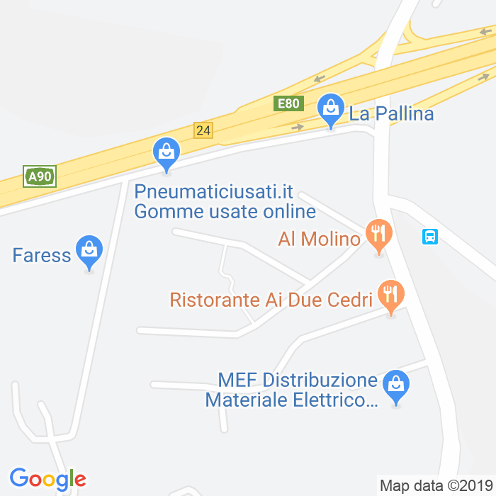 CAP di Via Giovanni Ignazio Molina a Roma