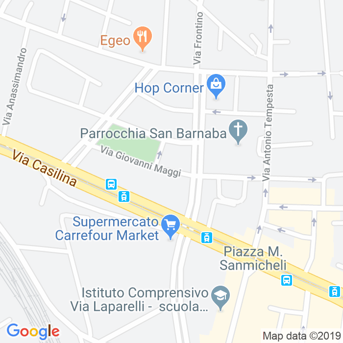 CAP di Via Giovanni Maggi a Roma