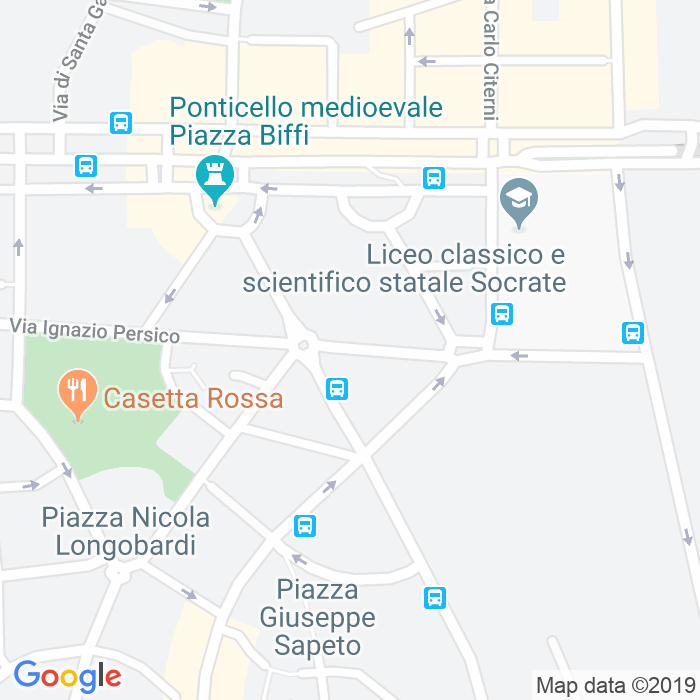 CAP di Via Giovanni Maria Percoto a Roma