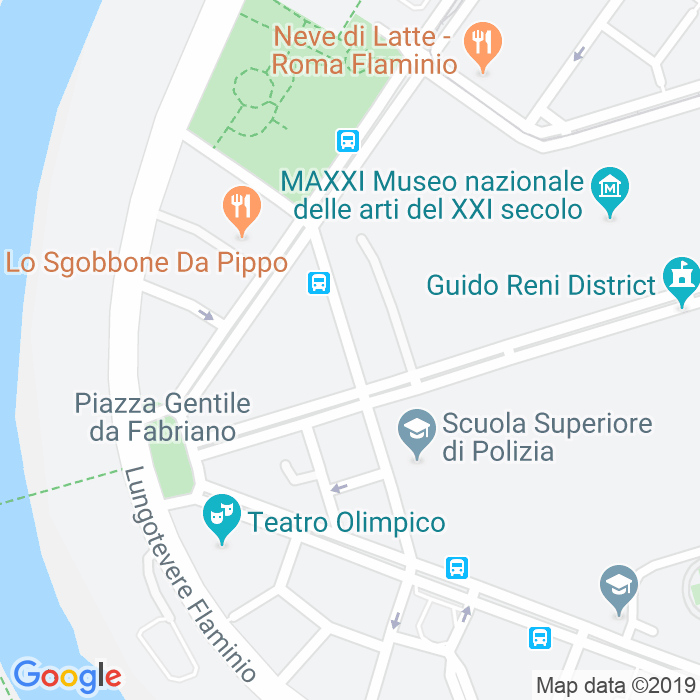 CAP di Via Giovanni Paolo Pannini a Roma