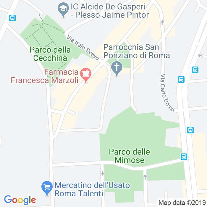 CAP di Via Giovanni Papini a Roma