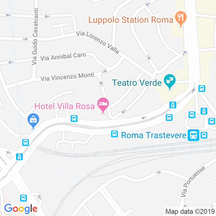 CAP di Via Giovanni Prati a Roma