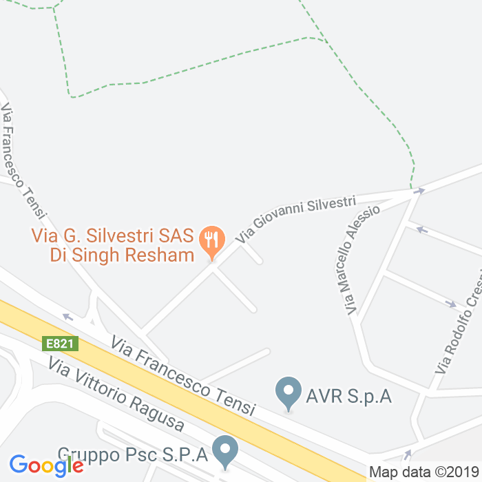 CAP di Via Giovanni Silvestri a Roma