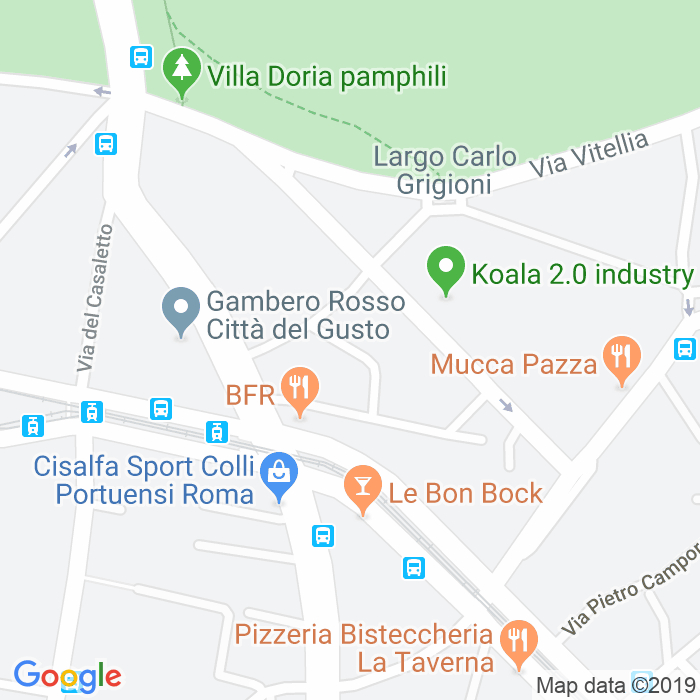 CAP di Via Giovanni Stanchi a Roma