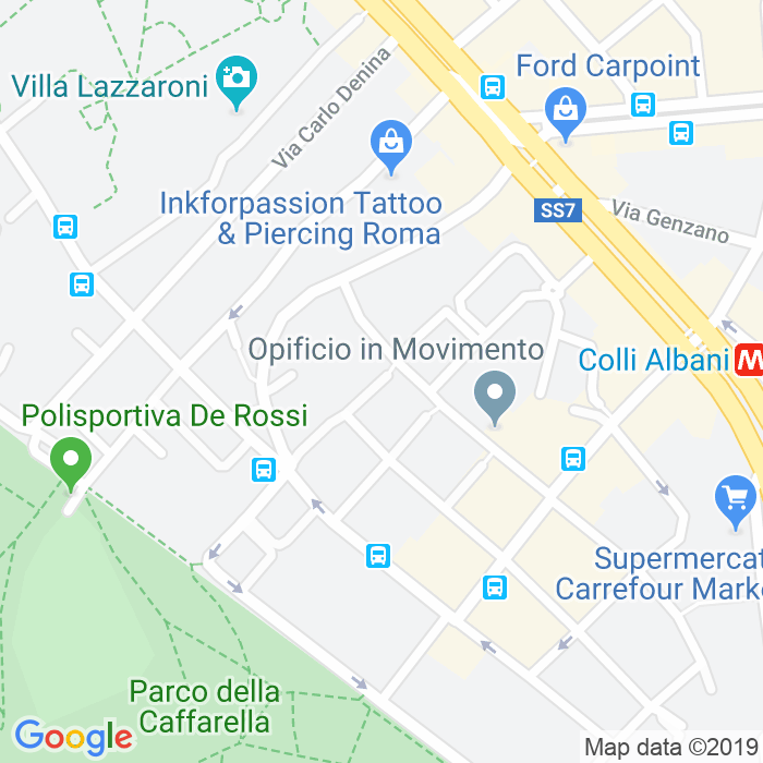 CAP di Via Giulio Cesare Cordara a Roma