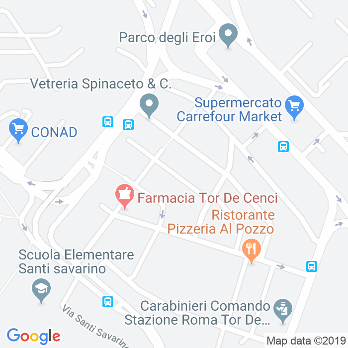 CAP di Via Giuseppe Bandi a Roma