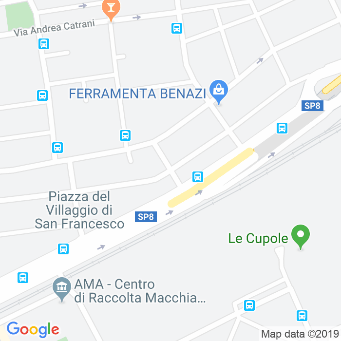 CAP di Via Giuseppe Bernardo Gambaro a Roma