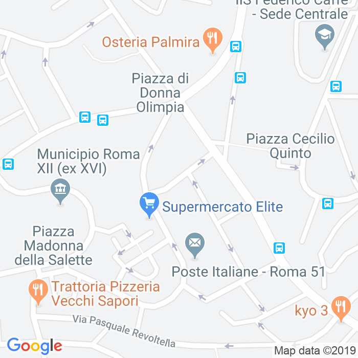 CAP di Via Giuseppe Celani a Roma