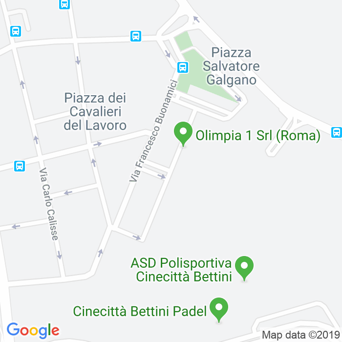 CAP di Via Giuseppe Messina a Roma